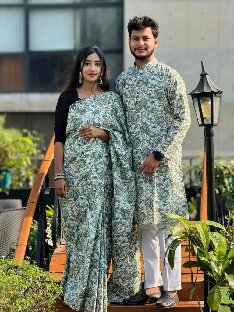 ​💖 প্রিমিয়াম কটন মিক্স ডিজিটাল প্রিন্ট কাপল সেট 💖