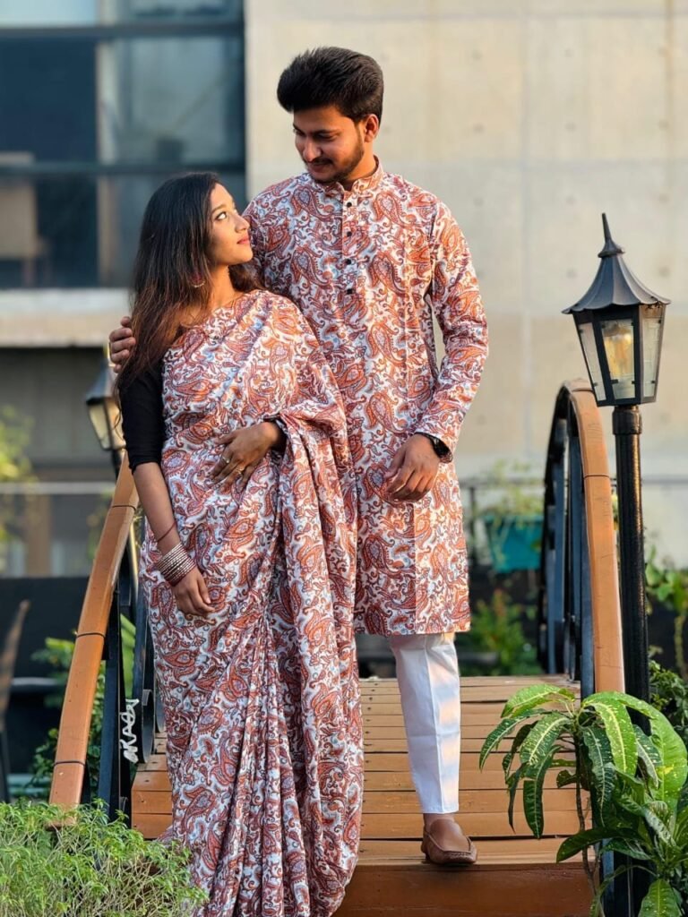 ​💖 প্রিমিয়াম কটন মিক্স ডিজিটাল প্রিন্ট কাপল সেট 💖