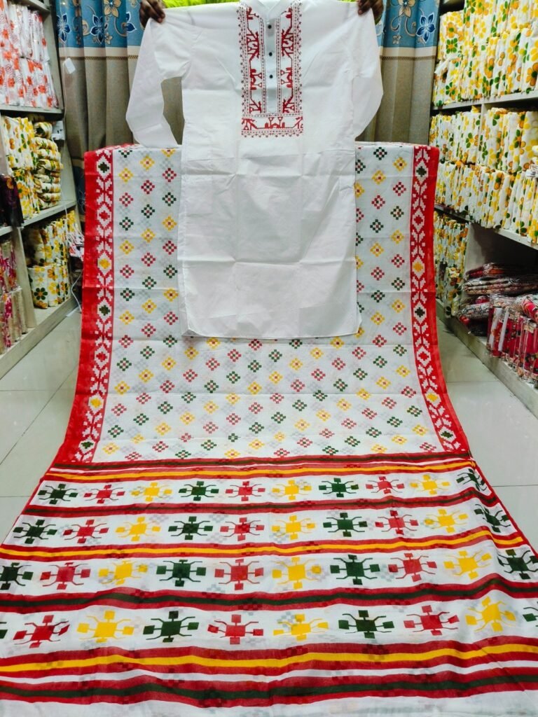 কাপল ড্রেস শাড়ি পাঞ্জাবি