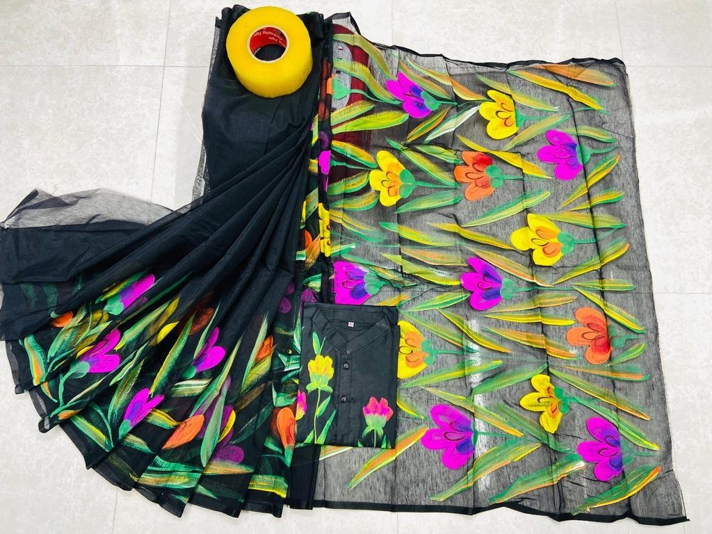 ট্রেডিশনাল হ্যান্ড প্রিন্ট কাপল সেট