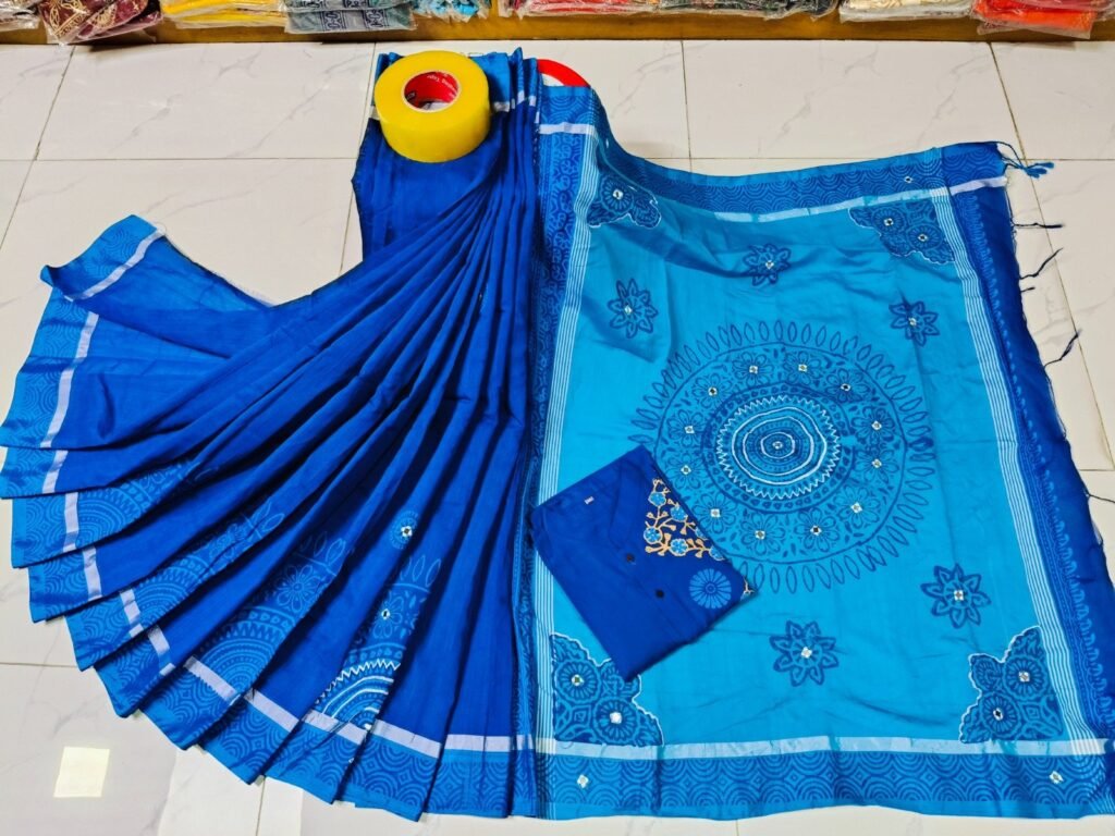 টাঙ্গাইল ধুপিয়ান সিল্ক শাড়ি পাঞ্জাবির কাপল ড্রেস