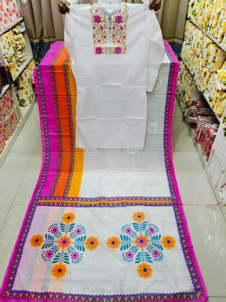কাপল ড্রেস শাড়ি পাঞ্জাবি